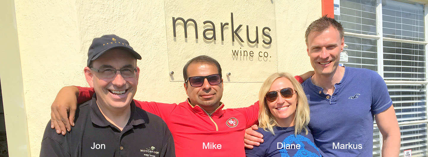 The team of Marcus Wine Co